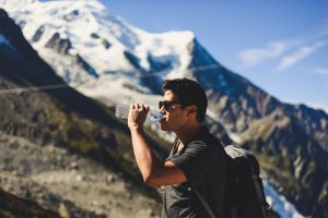 Hiker on Break 