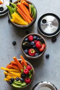 Snacks on the go for a toddler