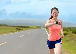check a watch while running