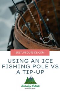 Using an Ice Fishing Pole