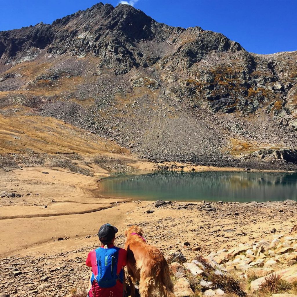 Hope Lake With Wife and Dog