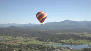 hot air balloon in pagosa springs colorado