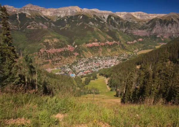 bike trail in Telluride